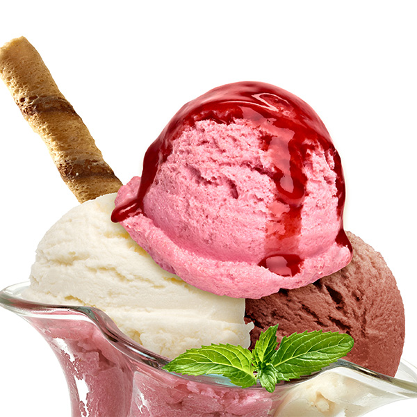Ice Cream  (vanilla/chocolate/ Strawberry )