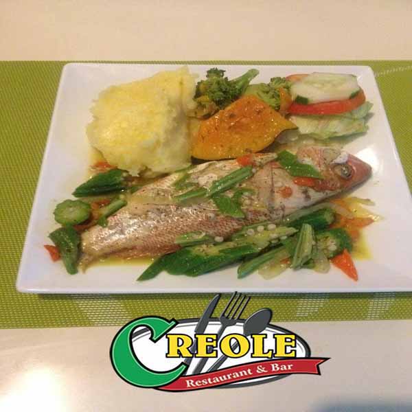 Local Red Snapper (Fried, Grilled, Steamed or Creole sauce)